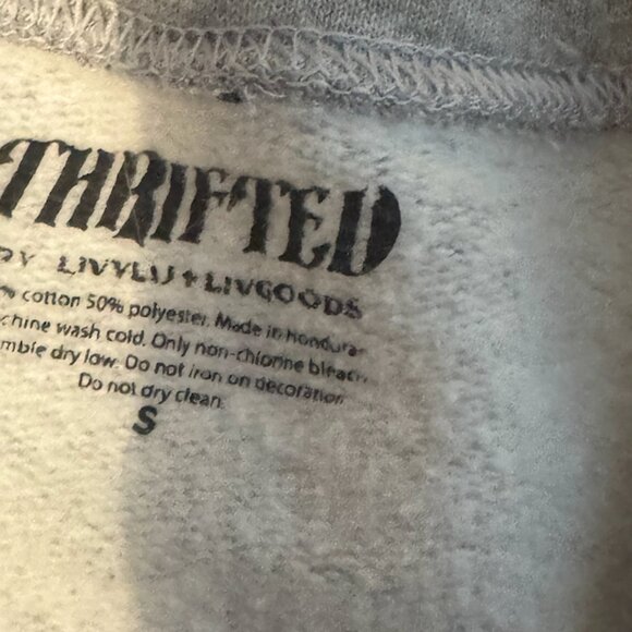 OKC Basketball Net Thrifted Sweatshirt - Picture 3 of 3